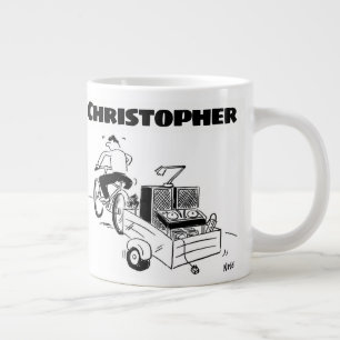 Ge dig en mobil diskjockey med Namn Jumbo Mugg