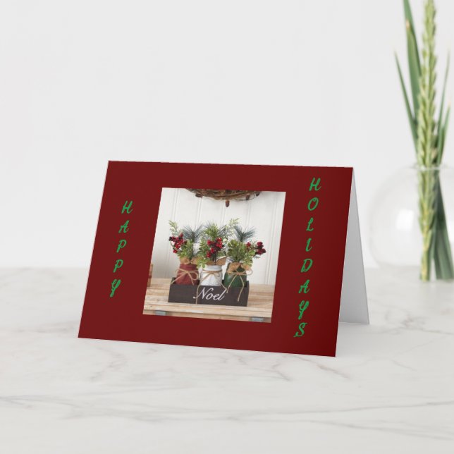 **Ge dig själv en glädjerik jul** Kort (Framsida)