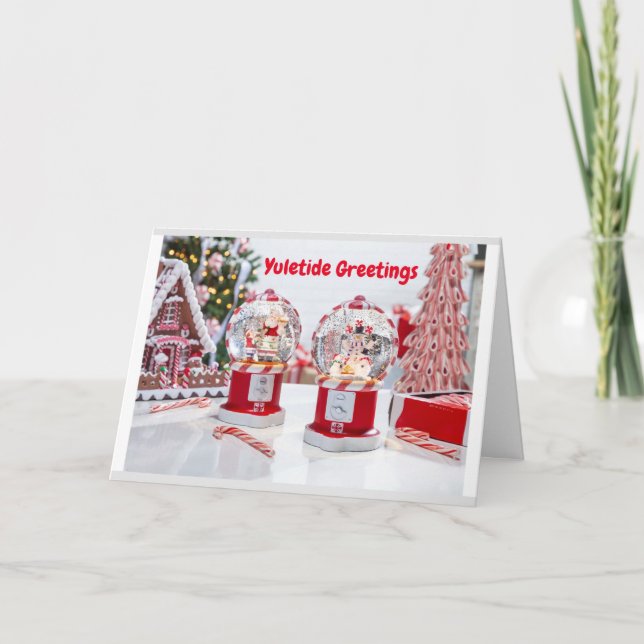 **Ge dig själv en glädjerik jul** Kort (Framsida)