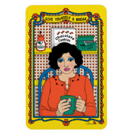 Ge dig själv ett uppehåll_B_4x6 Kylskåpsmagnet Magnet