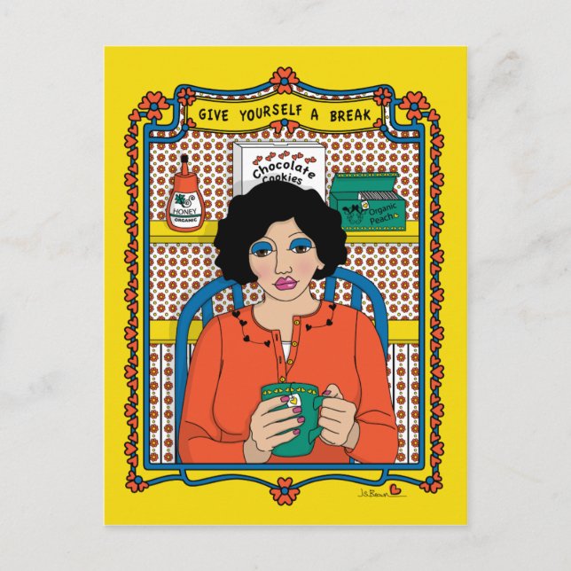 Ge dig själv ett uppehåll_B_ vykort (Framsida)