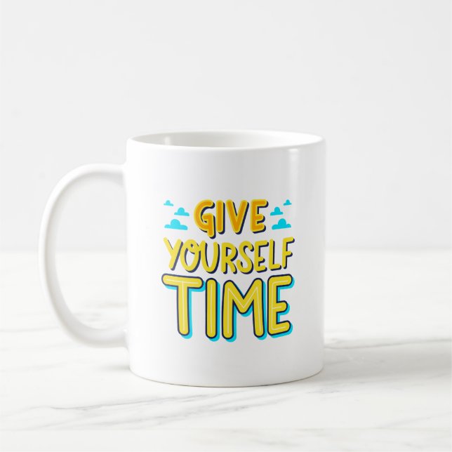 ge dig tid kaffemugg (Vänster)
