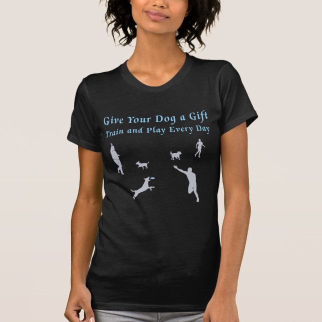 Ge din hund en gåva t-shirt (Framsida)