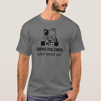 ge din katt, katten gör mig lycklig t shirt