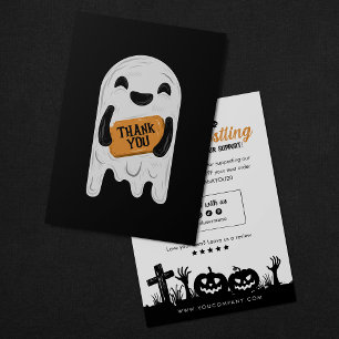 Ge din verksamhet en Halloween-skurk med tackkort Tack Kort