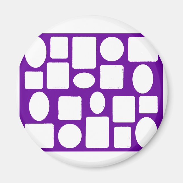 Ge dina foton här Ram MUSEUM Zazzle Magnet (Framsidan)