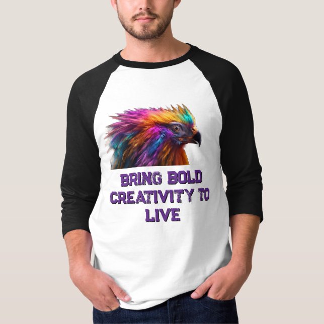 Ge djärv kreativitet t shirt (Framsida)