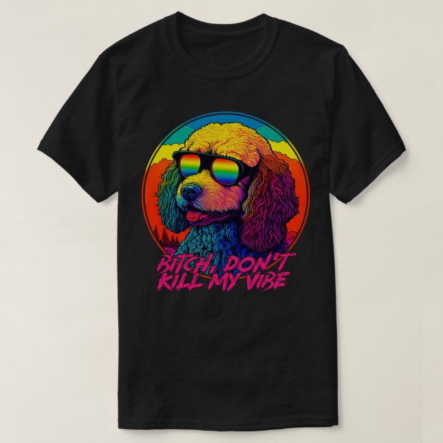 Ge Döda min Vibe 90s Aesthetic T Shirt (Design framsida)