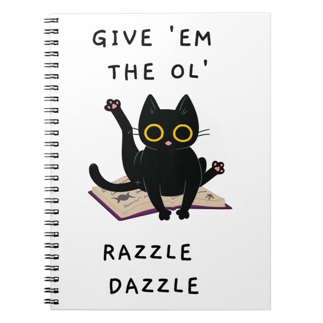 Ge "Em the Ol" Razzle Dazzle Anteckningsbok (Framsidan)