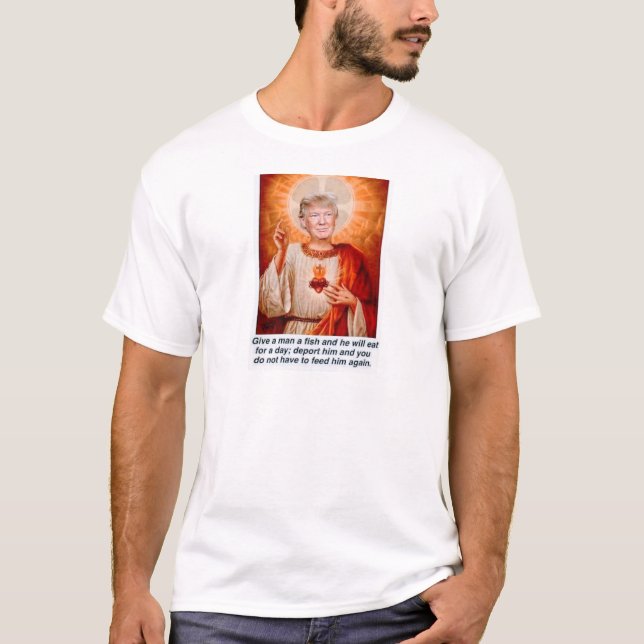 GE EN MAN EN FISK T SHIRT (Framsida)