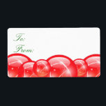 Ge etiketter för julklapp fraktsedel<br><div class="desc">Anpassningsbar Gift-etikett för jul. © TDSwhite</div>