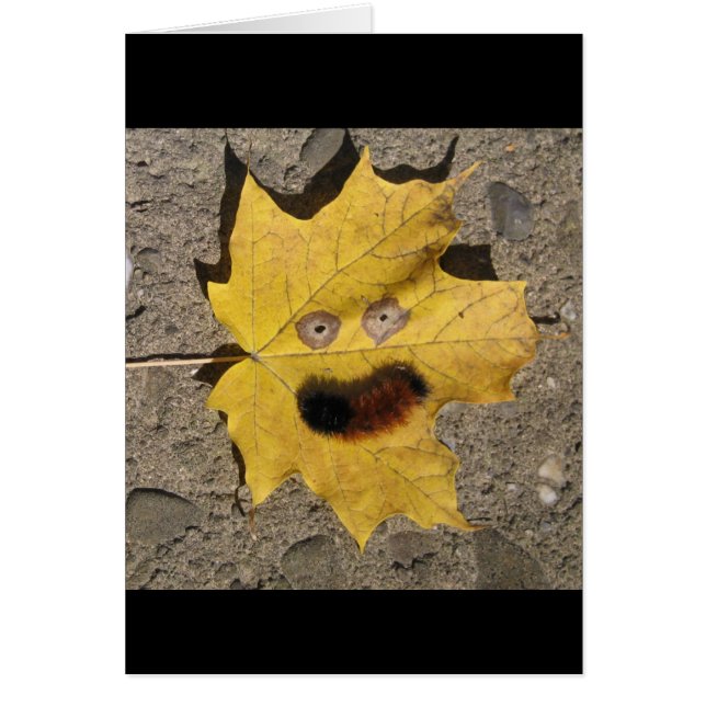 Ge ett leende hälsningskort (Framsidan)