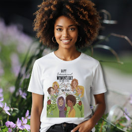 Ge för att få Framtiden är Kvinna IWD T Shirt