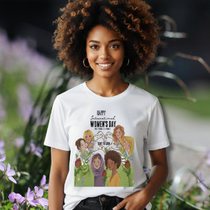 Ge för att få Framtiden är Kvinna IWD T Shirt