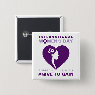 Ge för att få International Women's Day 2026 Knapp