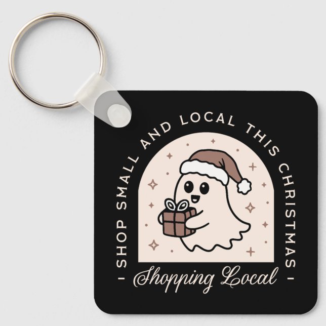 Ge för små lokala julklapp nyckelring (Framsida)