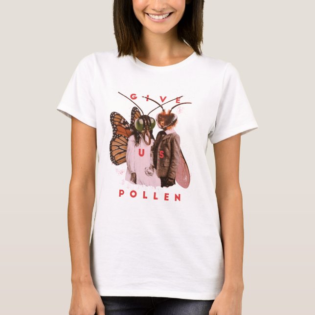 Ge Förenta staternas pollen Konstig Insektra T Shirt (Framsida)