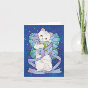 Ge fred en riskera Notecard Moussart Kort