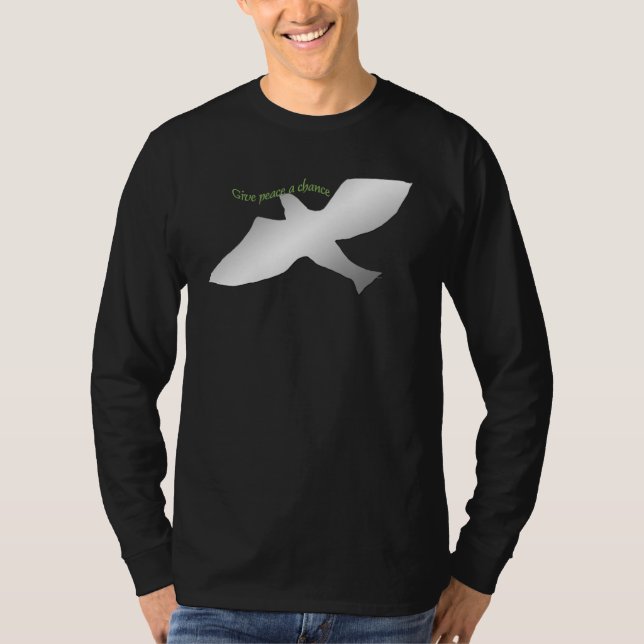 Ge fred en riskera t-shirt (Framsida)