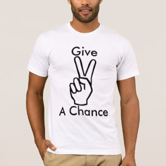 Ge fred en riskera t shirt