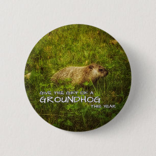 Ge gåvan av en Groundhog som detta år knäppas Knapp