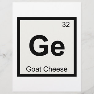 Ge - Getingost Kemi Periodiska Systemets Symbol