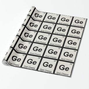 Ge - Getingost Kemi Periodiska Systemets Symbol Presentpapper