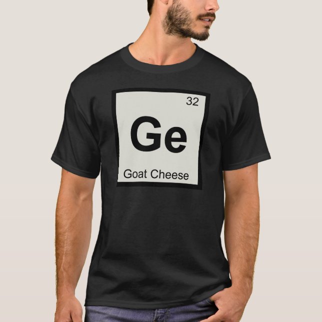 Ge - Getingostkemi Periodiska Systemet Symbol T Shirt (Framsida)