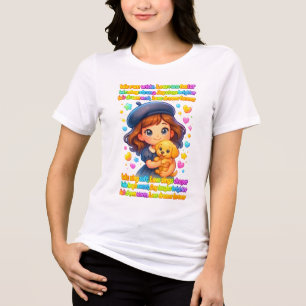 Ge glädje, värme och briljans till alla platser t shirt