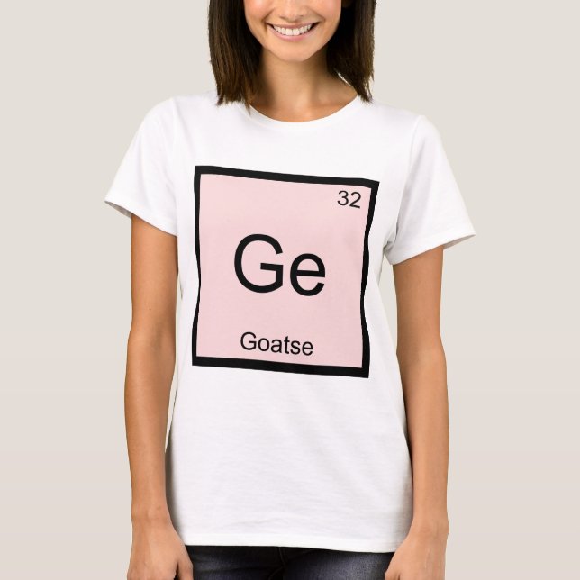 Ge - Goatse Chemistry Inslag-symbol PM T-Shirt (Framsida)