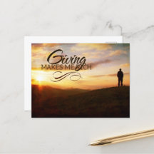 "Ge gör mig rik" - bekräftelse av motivation