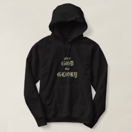 Ge gud The Glory Justified Black Hoodie