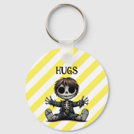 ge hugs tecknad Gäst konst Nyckelring