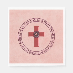 Ge i dag Bible Verse Kor Terra Cotta Pappersservett