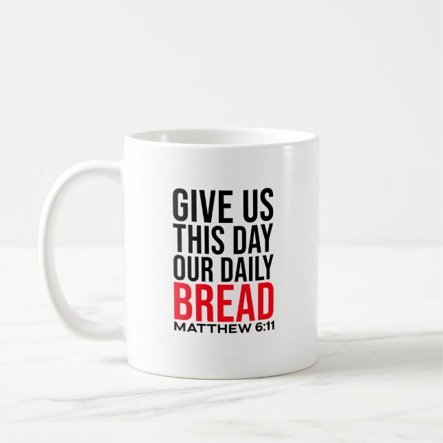 Ge i dag vårt dagliga bröd: kaffe Mugg (Vänster)