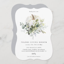 Ge inbjudan till Eucalyptus Pumpkin - tack