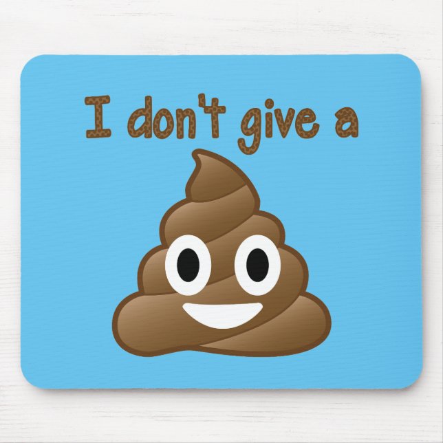 Ge inte en Emoji Poop Musmatta (Framsidan)