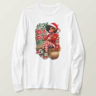 Ge inte en röd damsvärmtröja vit skjorta t shirt