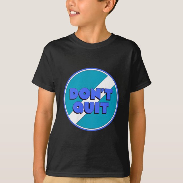 Ge inte upp t shirt (Framsida)
