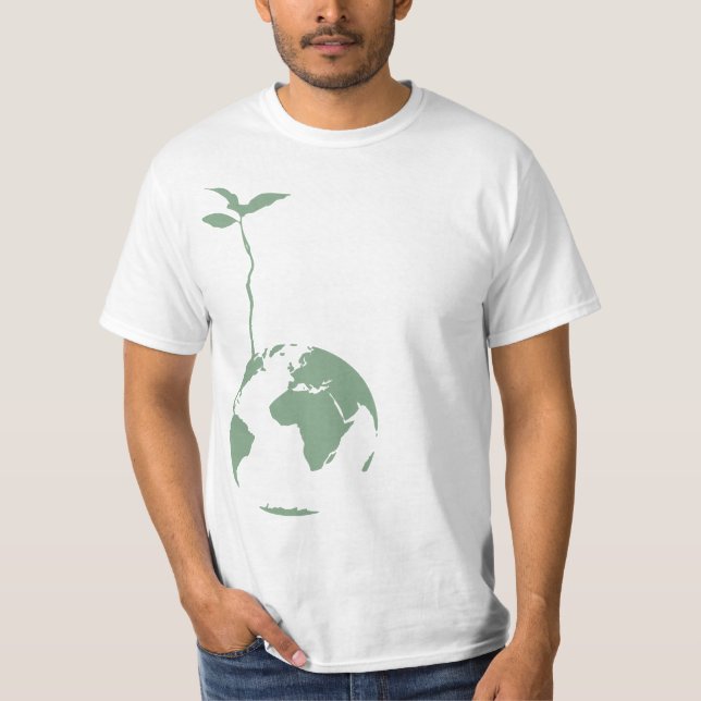 Ge jord t-shirt (Framsida)