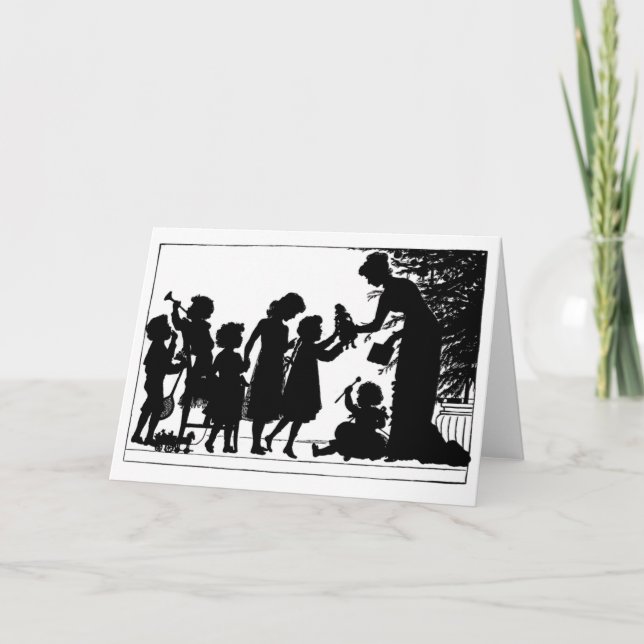 Ge julklappar helgkort (Framsida)