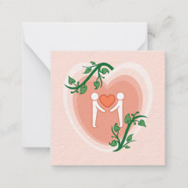 Ge Kärlek Anteckningskort