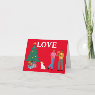 GE KÄRLEK MR. OCH CHRISTMAS-KORT KORT