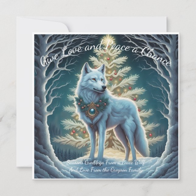 Ge Kärlek och Peace a Chance. Global Harmony: Kort (Framsida)