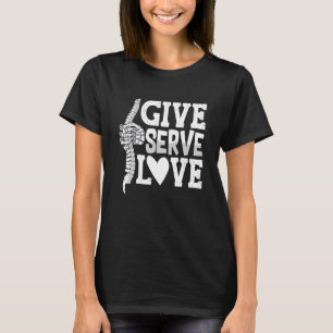 Ge Kärlek-terapi Chiropractor Chi T Shirt