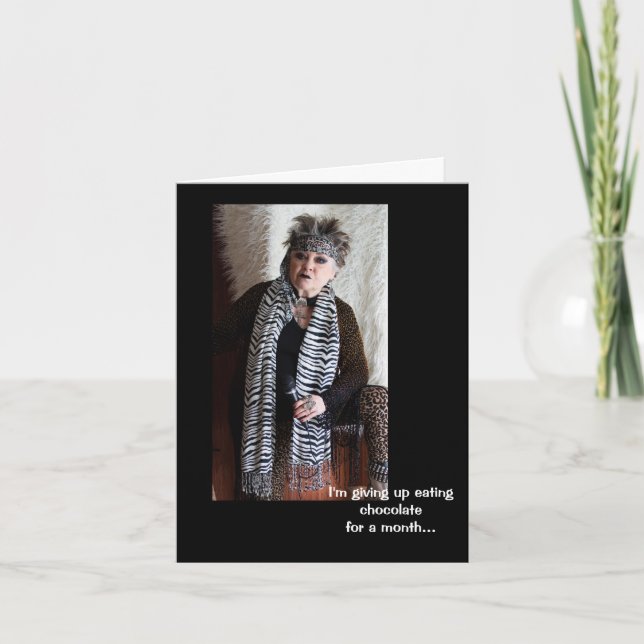 Ge kobol för ett månatligt hälsningskort kort (Framsida)