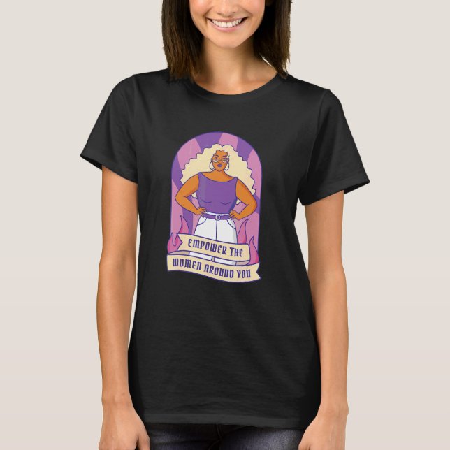 Ge kvinnor mer makt över er t shirt (Framsida)