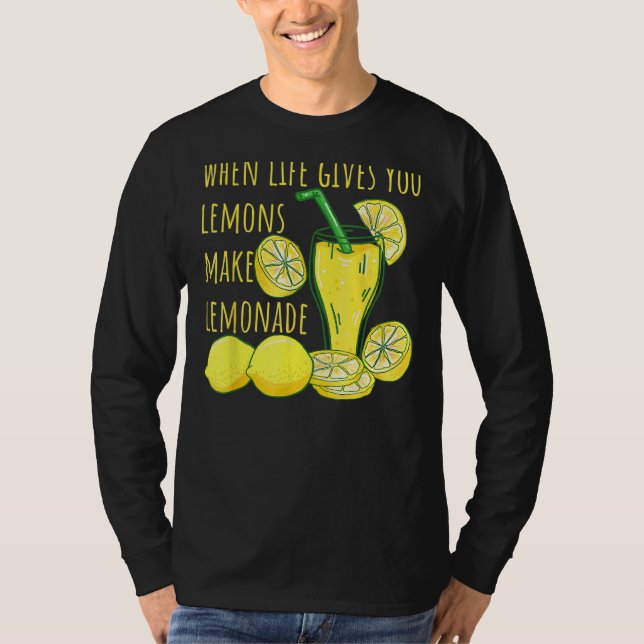 Ge Lemons är positiv 1 T Shirt (Framsida)