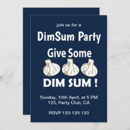 Ge Lite Dim Sum Party Inbjudningar