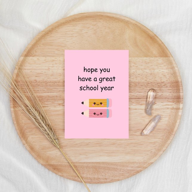 ge lite roligt back to school student julkort (Skapare uppladdad)